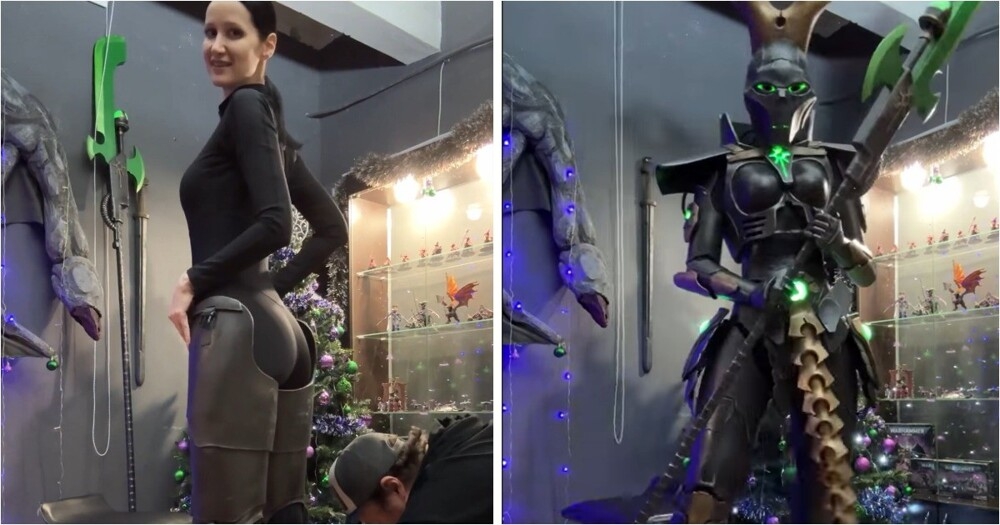 Косплеерша показала процесс превращения в Necron
Косплеерша показала процесс превращения в Necron