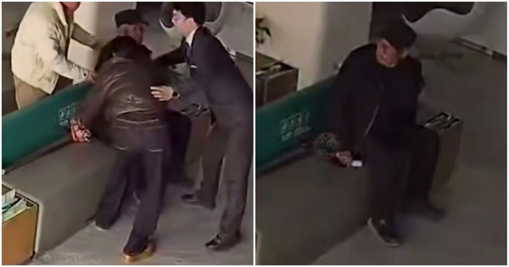 
        Клиенты банка помогли пожилому мужчине во&nbsp;время землетрясения    