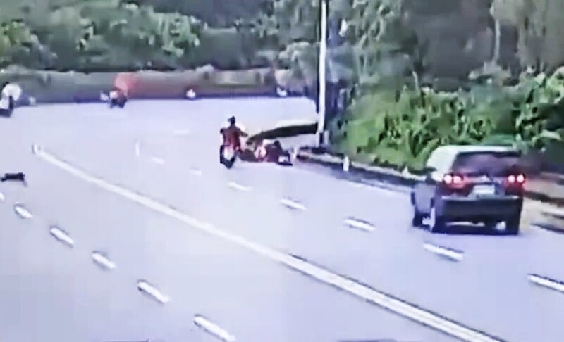 
        Обезьяна на&nbsp;скоростной автостраде устроила курьезное ДТП    