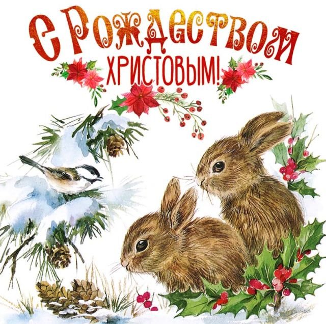 Красивые открытки и поздравления на Рождество Христово 2026 (25 фото)