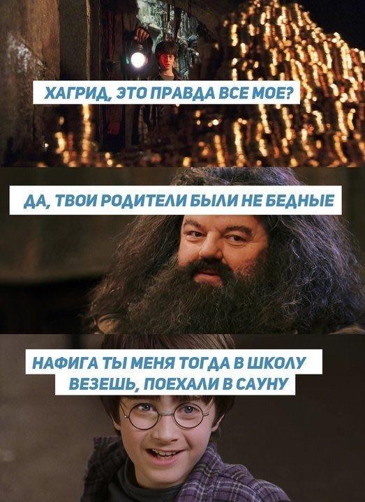 Смешные мемы про "Гарри Поттера"