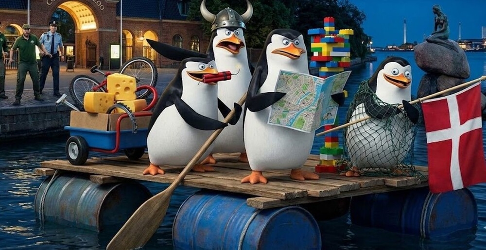 
        Пингвины попытались сбежать из&nbsp;зоопарка    