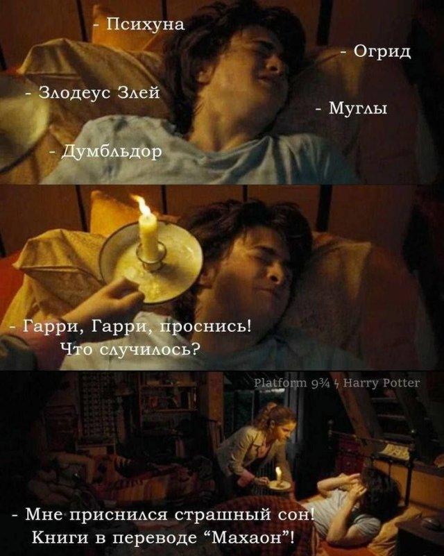 Смешные мемы про "Гарри Поттера"