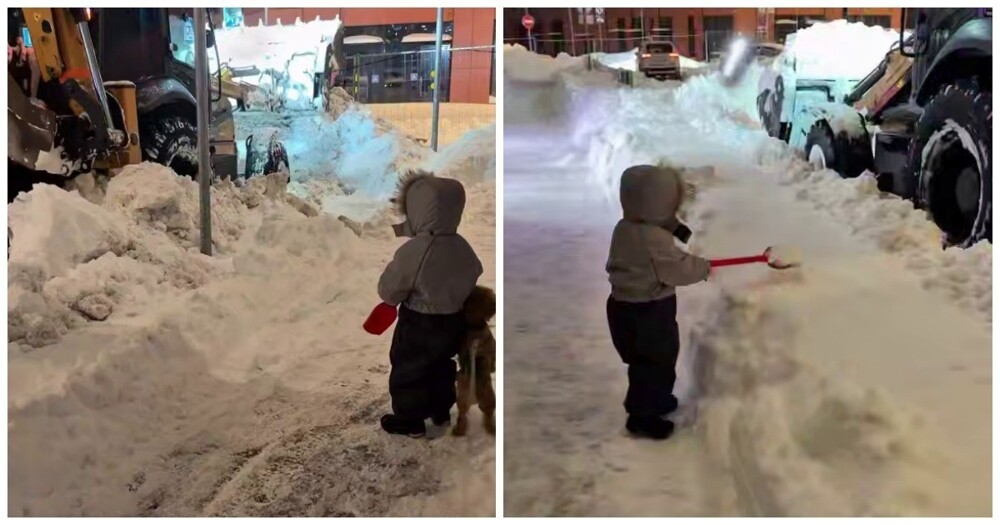 Водитель экскаватора порадовал ребёнка
Водитель экскаватора порадовал ребёнка