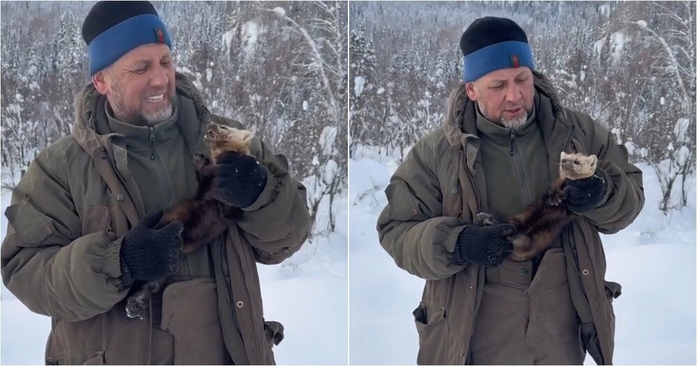 Мужчина поймал молодого соболя на пасеке
Мужчина поймал молодого соболя на пасеке