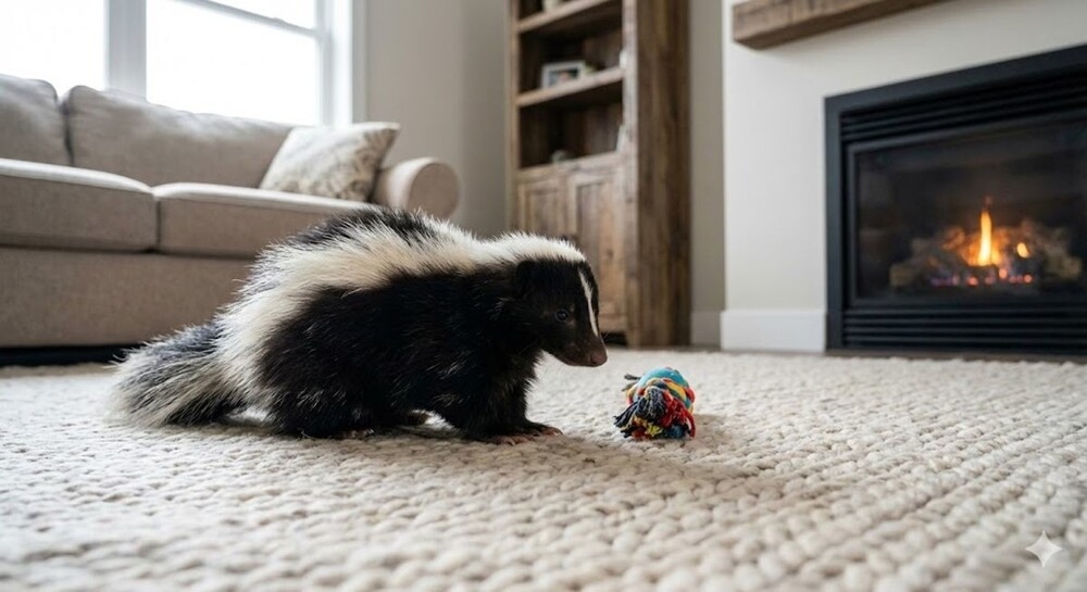 
        Из&nbsp;жизни домашних скунсов    