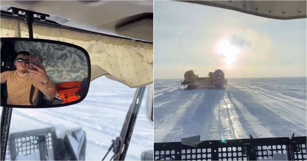 
        Доставка припасов на&nbsp;станцию Восток: экстремальные километры Антарктиды    