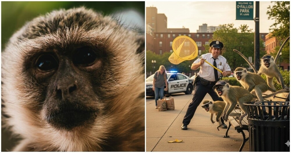 
        В&nbsp;Сент-Луисе банда приматов с&nbsp;"высоким интеллектом" водит за&nbsp;нос&nbsp;службу отлова и&nbsp;полицию    