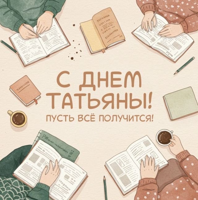Открытки и поздравления на Татьянин день &mdash; День студента &mdash; 2026 (25 фото)