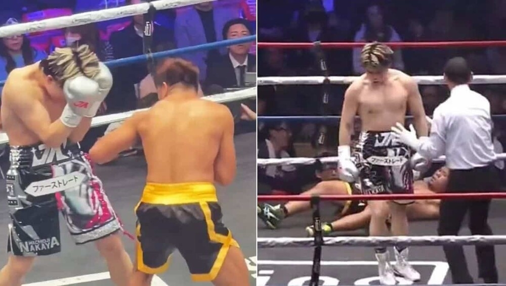 Японский боксер пропустил около 40 ударов, а затем одним хуком нокаутировал соперника
Японский боксер пропустил около 40 ударов, а затем одним хуком нокаутировал соперника