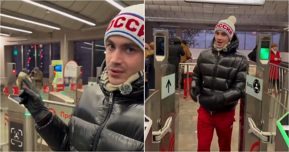 
        Иностранцы удивляются оплате лицом в&nbsp;московском метро    