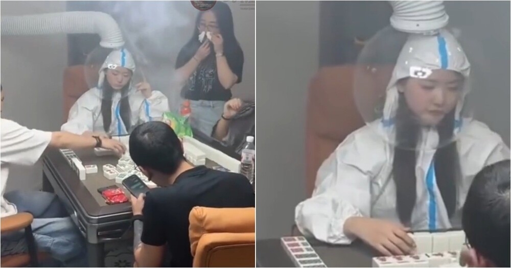 Китайская девушка придумала безопасный способ играть в маджонг с друзьями
Китайская девушка придумала безопасный способ играть в маджонг с друзьями