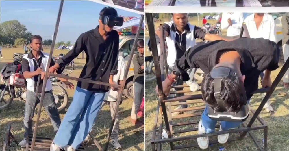 В Индии парк аттракционов изобрел новую карусель, не имеющую аналогов в мире
В Индии парк аттракционов изобрел новую карусель, не имеющую аналогов в мире