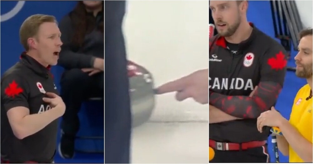 Стычка на олимпийском керлинге: швед и канадец поспорили из‑за касания камня
Стычка на олимпийском керлинге: швед и канадец поспорили из‑за касания камня