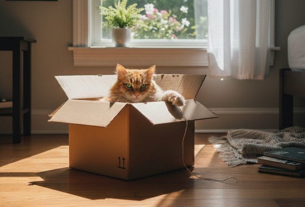 Почему кошки любят картонные коробки
Почему кошки любят картонные коробки