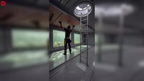 
        Подводная &laquo;мужская берлога&raquo; из&nbsp;грузового контейнера    