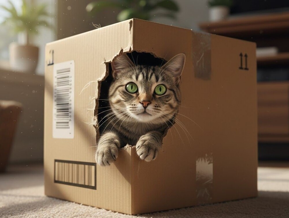 Почему кошки любят картонные коробки
Почему кошки любят картонные коробки