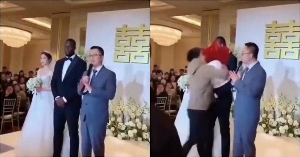 
        Во&nbsp;время свадьбы в&nbsp;Китае младший брат невесты облил жениха красной краской в&nbsp;знак протеста    