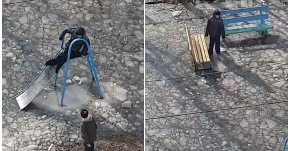 Двор превратился в аквапарк: дети устроили веселье в Уссурийске
Двор превратился в аквапарк: дети устроили веселье в Уссурийске