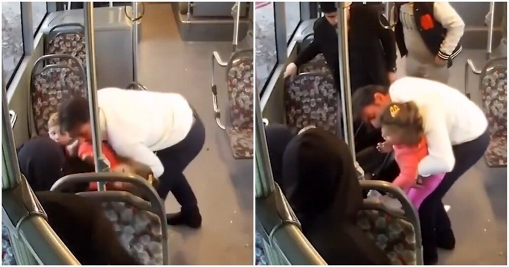 
        Мужчина спас девочку с&nbsp;помощью приёма Геймлиха    