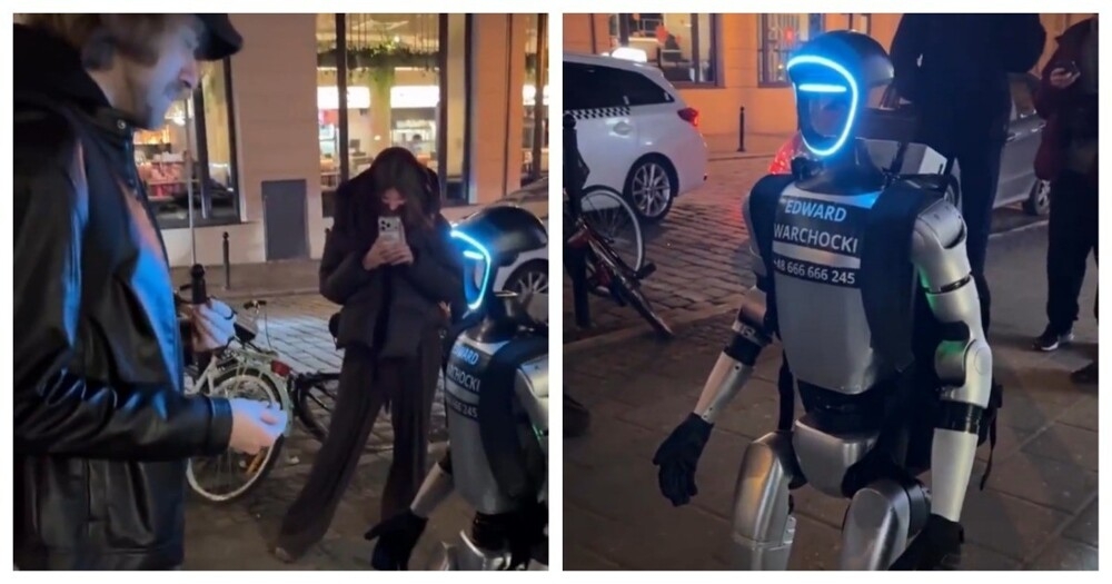 Разговор с дерзким роботом в Польше
Разговор с дерзким роботом в Польше