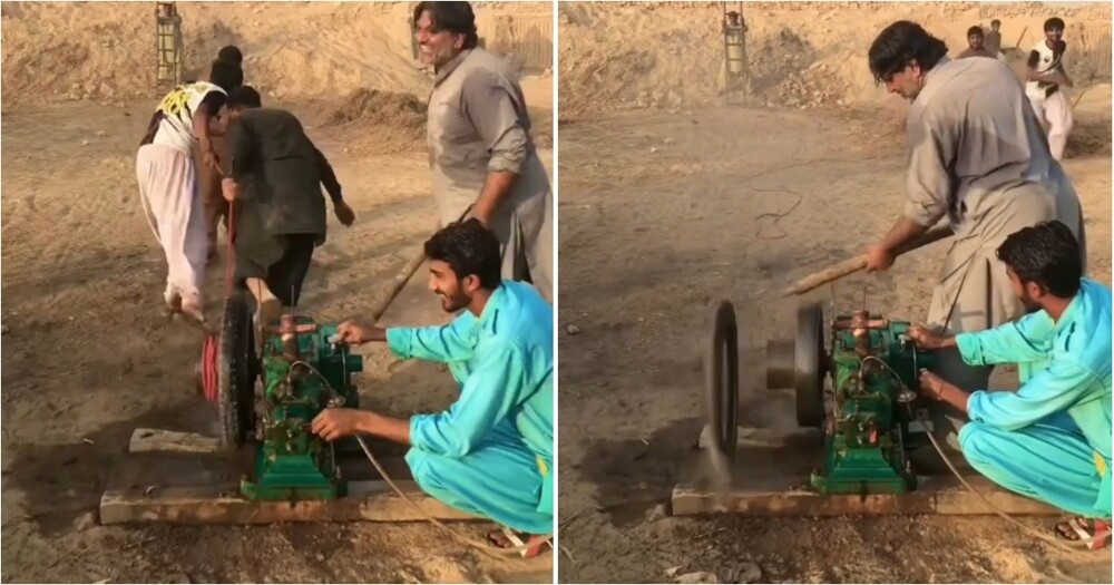 
        Мужчины придумали креативное развлечение из&nbsp;подручных материалов    