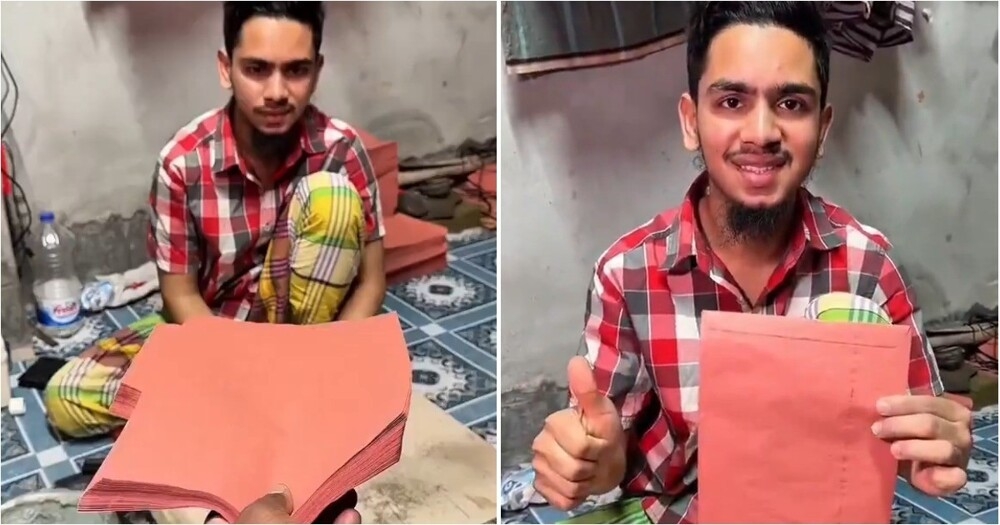 
        Быстрые руки: мужчина собрал сотню бумажных пакетов за&nbsp;считанные минуты    