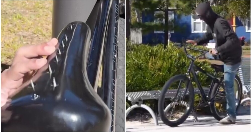 
        Парень устроил розыгрыш с&nbsp;&laquo;заряженным&raquo; велосипедом    