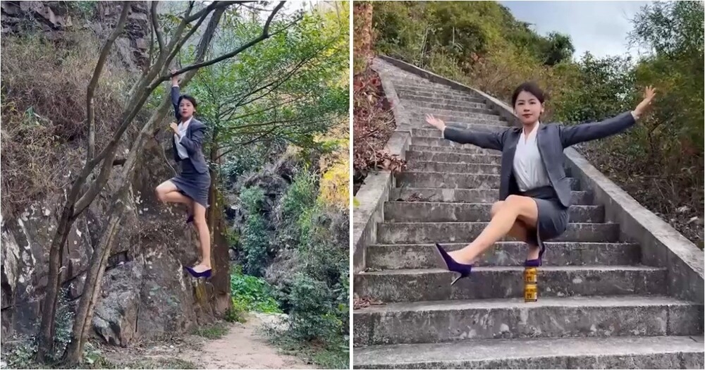 Девушка проверила туфли на прочность в экстремальных условиях
Девушка проверила туфли на прочность в экстремальных условиях