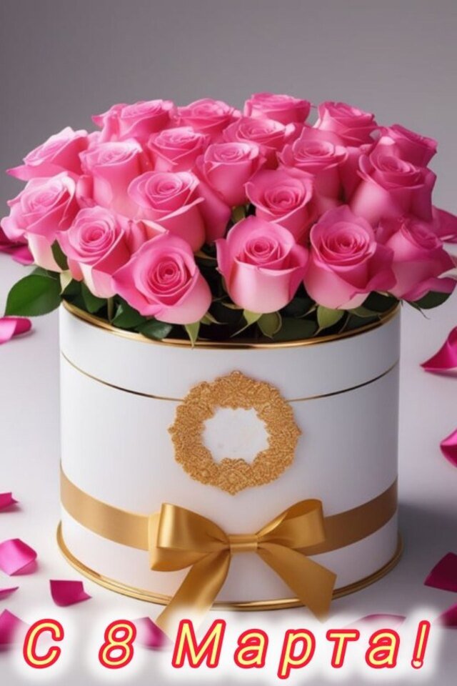 Поздравления и открытки на 8 марта &mdash; Международный женский день (30 фото)