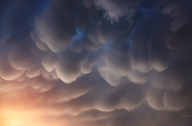 Вымеобразные облака (4 фото + видео)