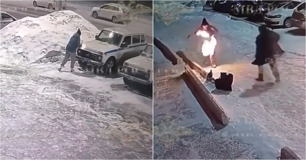 
        В&nbsp;Новокузнецке женщина пыталась сжечь полицейскую машину    