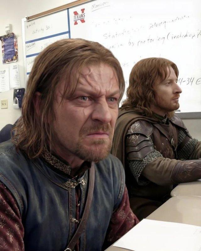 Герои "Властелина колец" в культовых мемах