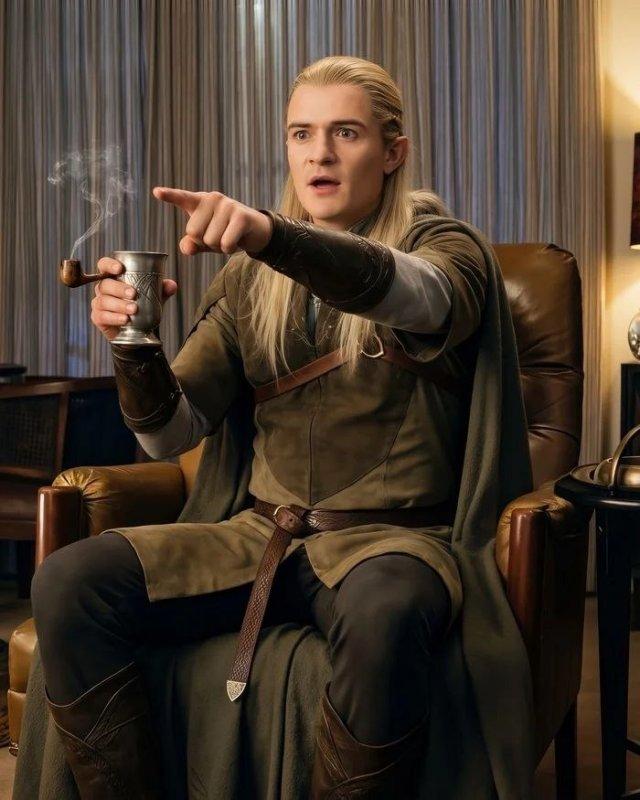 Герои "Властелина колец" в культовых мемах