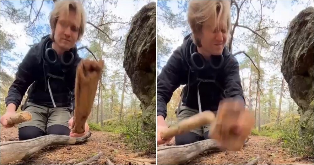 
        Музыкант показал, как&nbsp;звучит техно без&nbsp;оборудования &mdash; только палки и&nbsp;ритм    