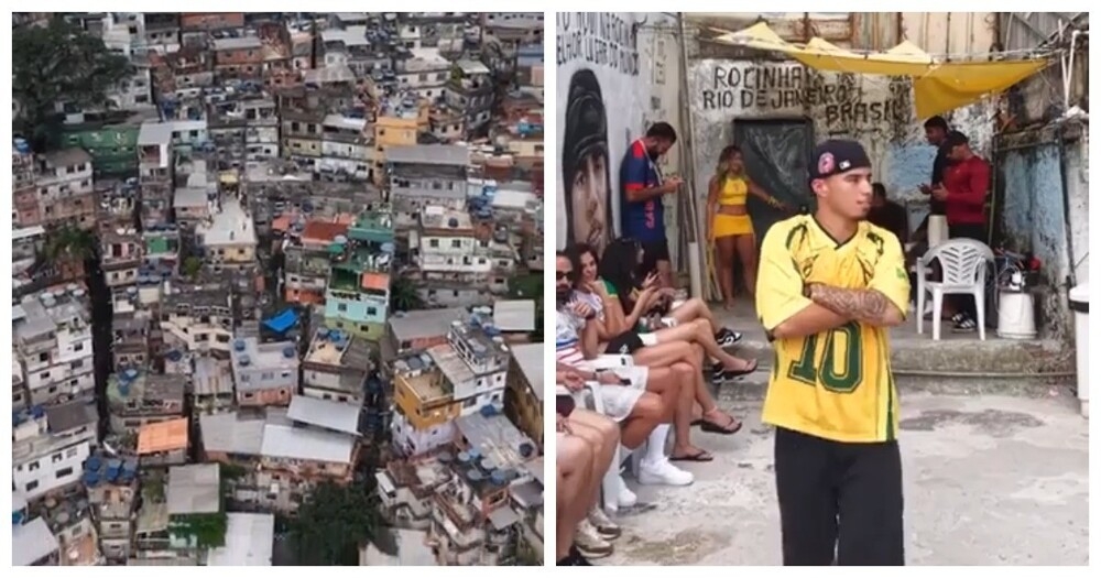 Вид с дрона на фавелу Росинья
Вид с дрона на фавелу Росинья