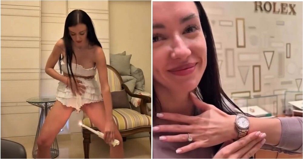 Девушка продемонстрировала необычный ритуал для получения подарков
Девушка продемонстрировала необычный ритуал для получения подарков