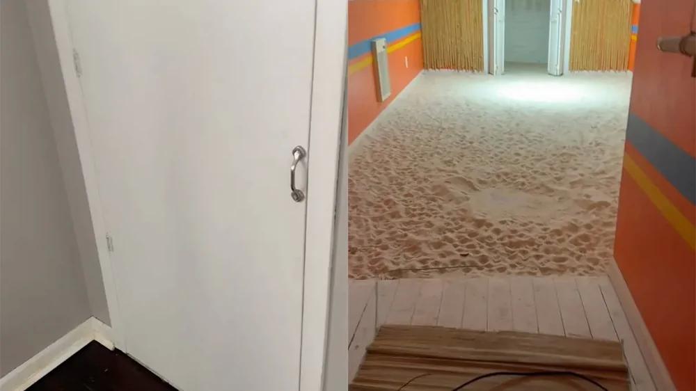 Новый владелец дома обнаружил комнату, полностью засыпанную песком
Новый владелец дома обнаружил комнату, полностью засыпанную песком