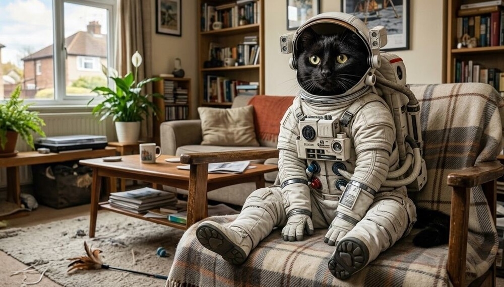 Кот-космонавт
Кот-космонавт