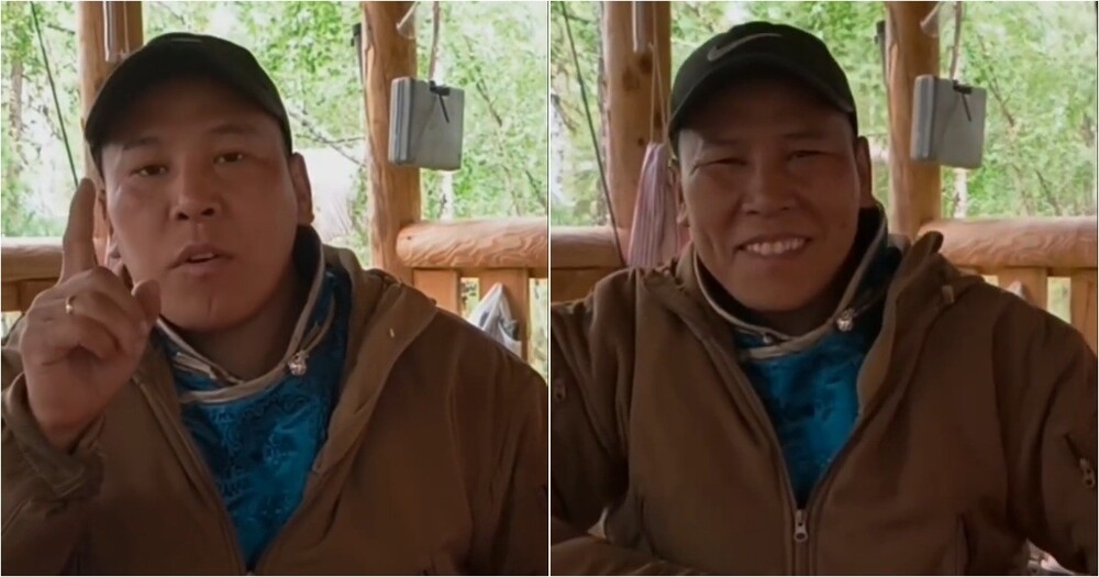 
        Мужчина показал 5&nbsp;стилей тувинского горлового пения    