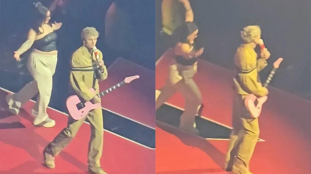 
        Фанатка провалилась во&nbsp;время концерта Machine Gun&nbsp;Kelly    