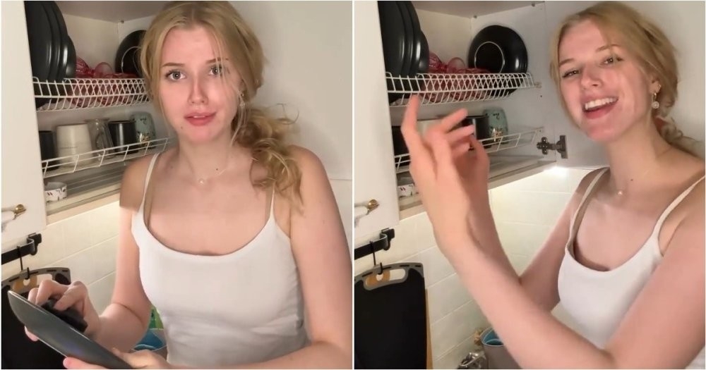 Девушка поёт песню из «Красавицы и Чудовища», пока моет посуду
Девушка поёт песню из «Красавицы и Чудовища», пока моет посуду