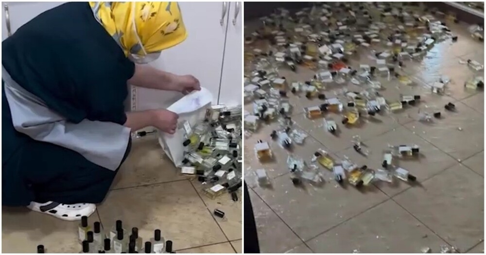 
        Ревнивая жена разбила духи на&nbsp;3,5 млн&nbsp;рублей    