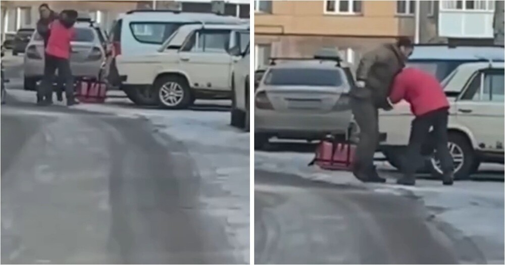 
        Конфликт из‑за проезда во&nbsp;дворе закончился мордобоем    