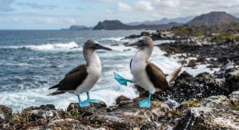 
        Голубоногая олуша - одна из&nbsp;самых стильных птиц планеты    