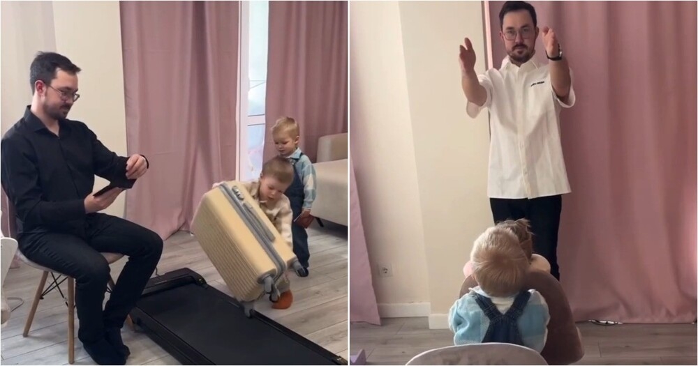 Родители устроили детям «настоящее путешествие» прямо дома
Родители устроили детям «настоящее путешествие» прямо дома