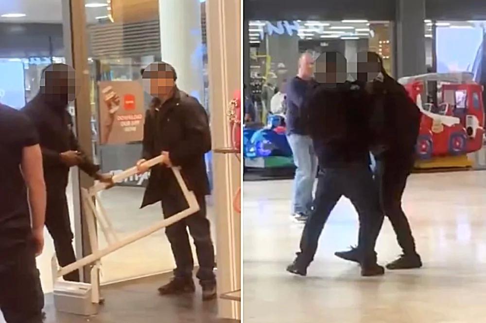 
        Когда не&nbsp;дали уйти: вор&nbsp;разбил сканеры и&nbsp;сцепился с&nbsp;охраной    