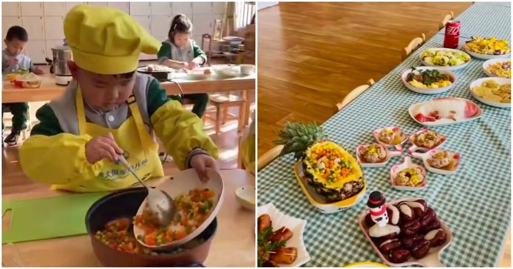 
        Кулинарный урок в&nbsp;китайском детском садике    