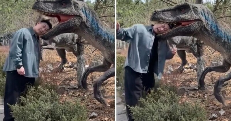 
        Мужчина пострадал от&nbsp;"динозавра"    