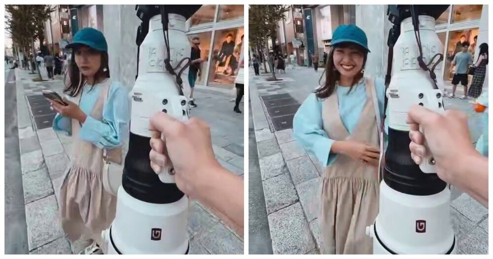 
        Фотограф удивил девушку    